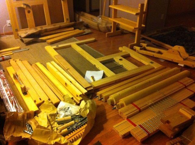 ▲組み立てる前の状態。