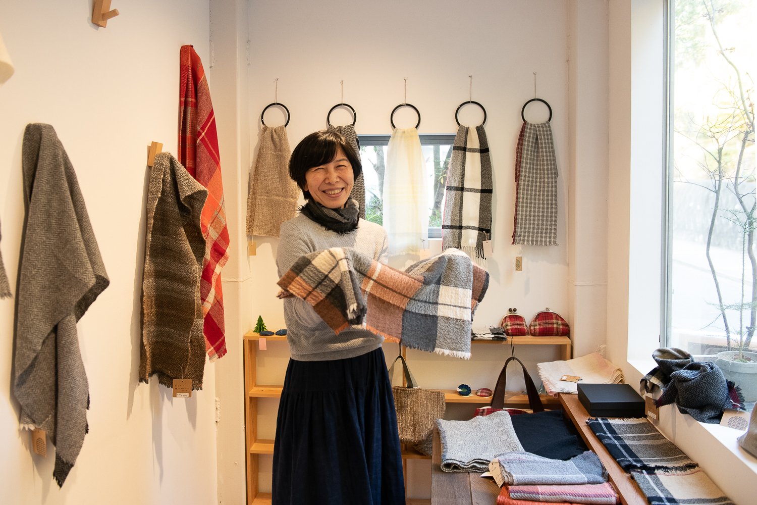 ▲お気に入りの作品「糸好きのいろいろウール」