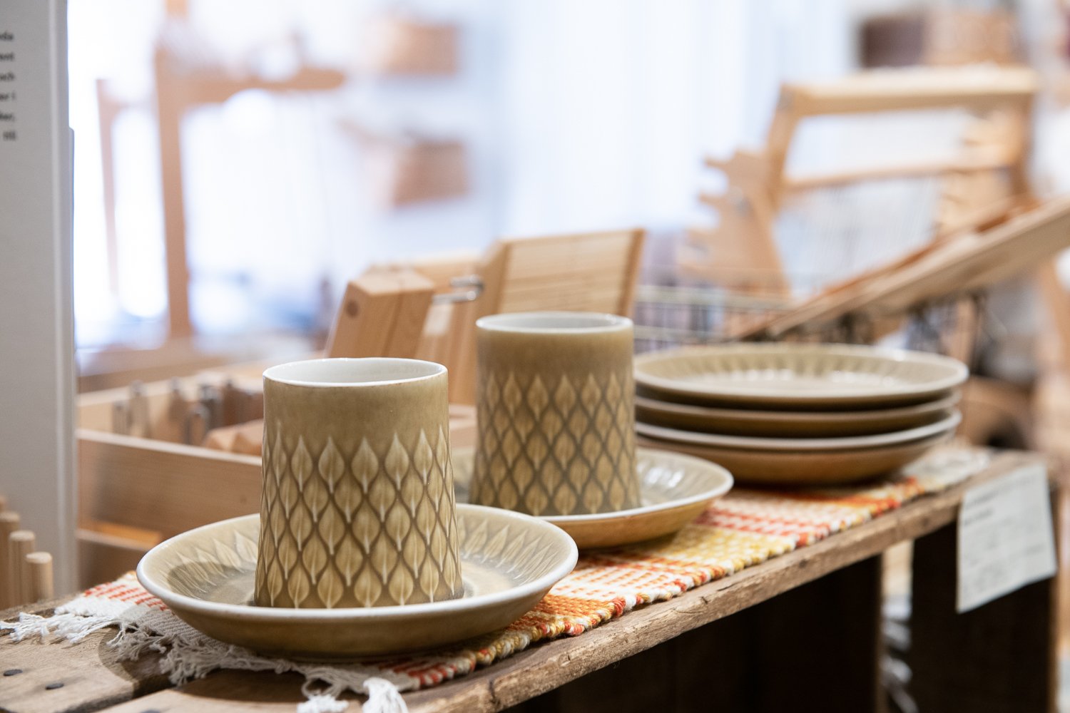 △ビンテージ雑貨も販売している。