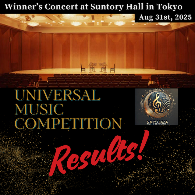 The results of the Universal Music Competition