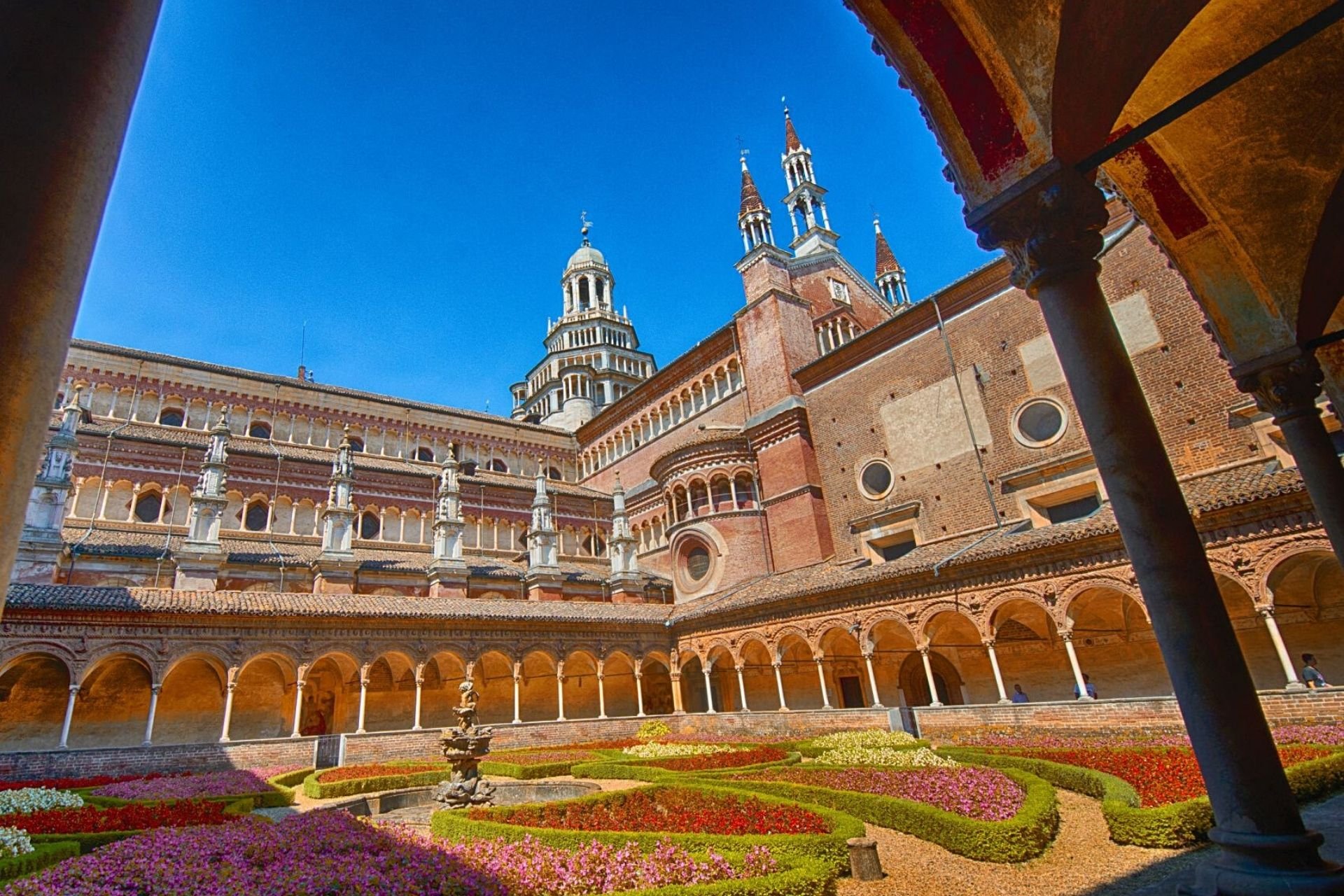 Certosa e città di Pavia