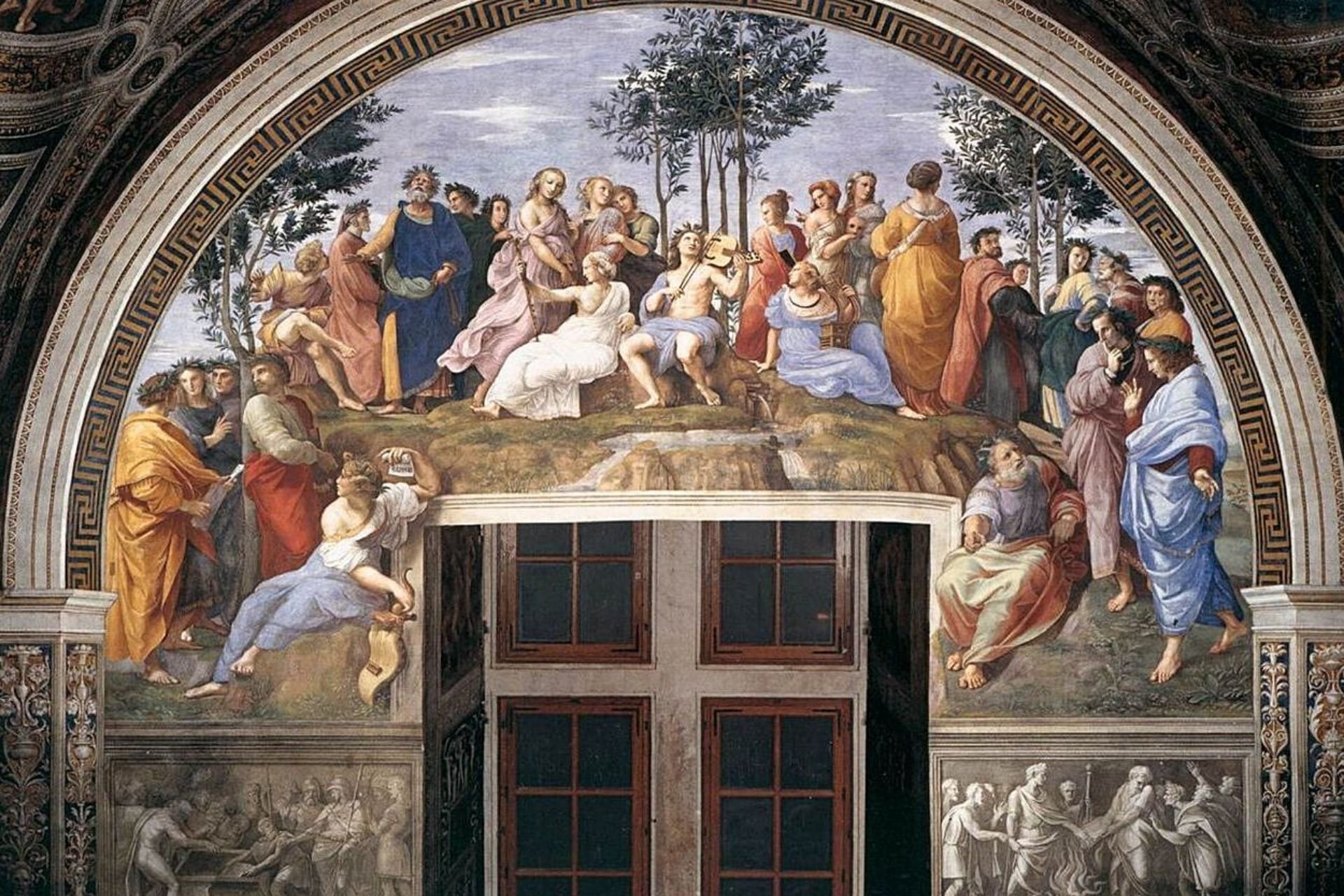 Il cartone di Raffaello Ambrosiana