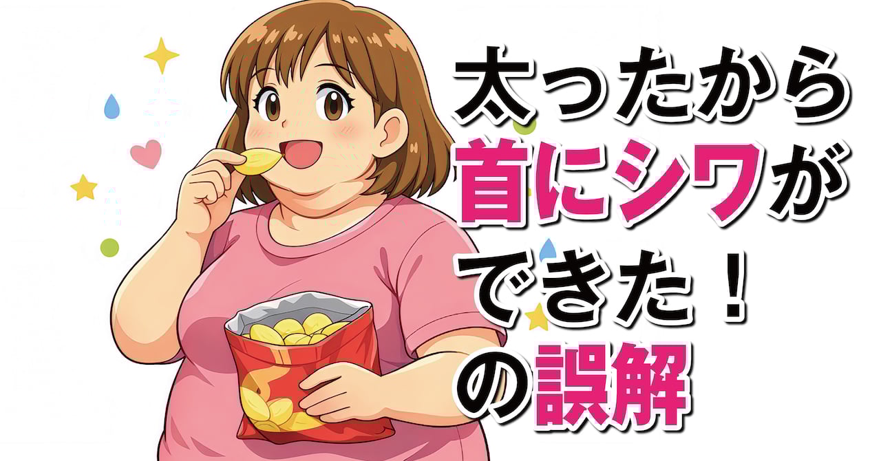 首のシワと「肥満」の関係性