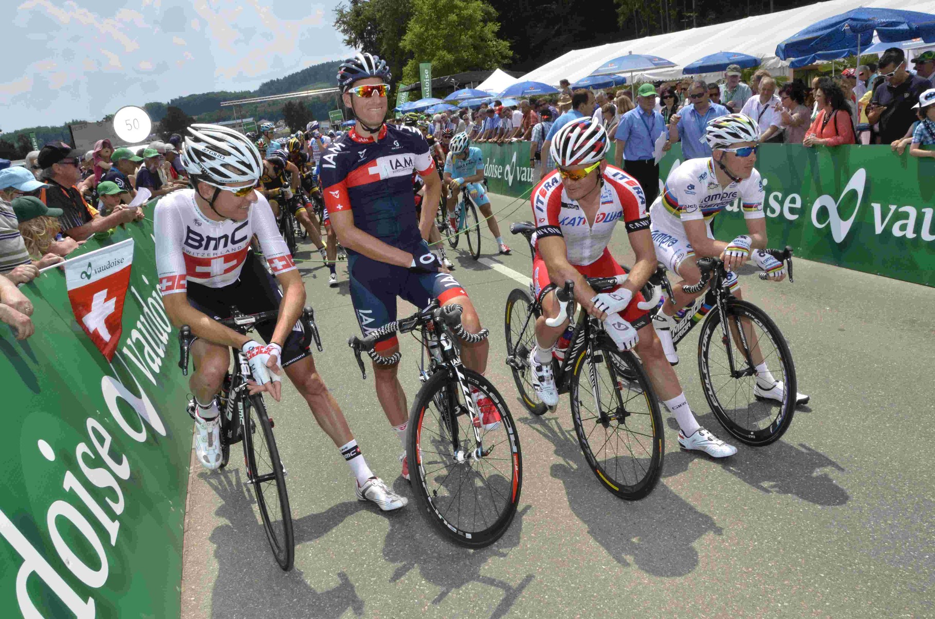 warten auf den Start.