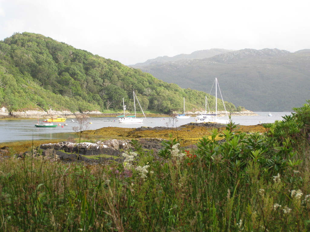 ... aber auch hier gibts ruhige Buchten