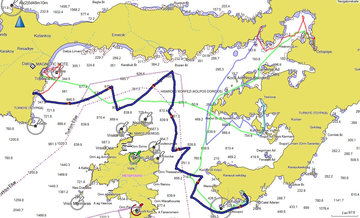 Tag 2 Bozzukale - Kargi Koyu (Datca)