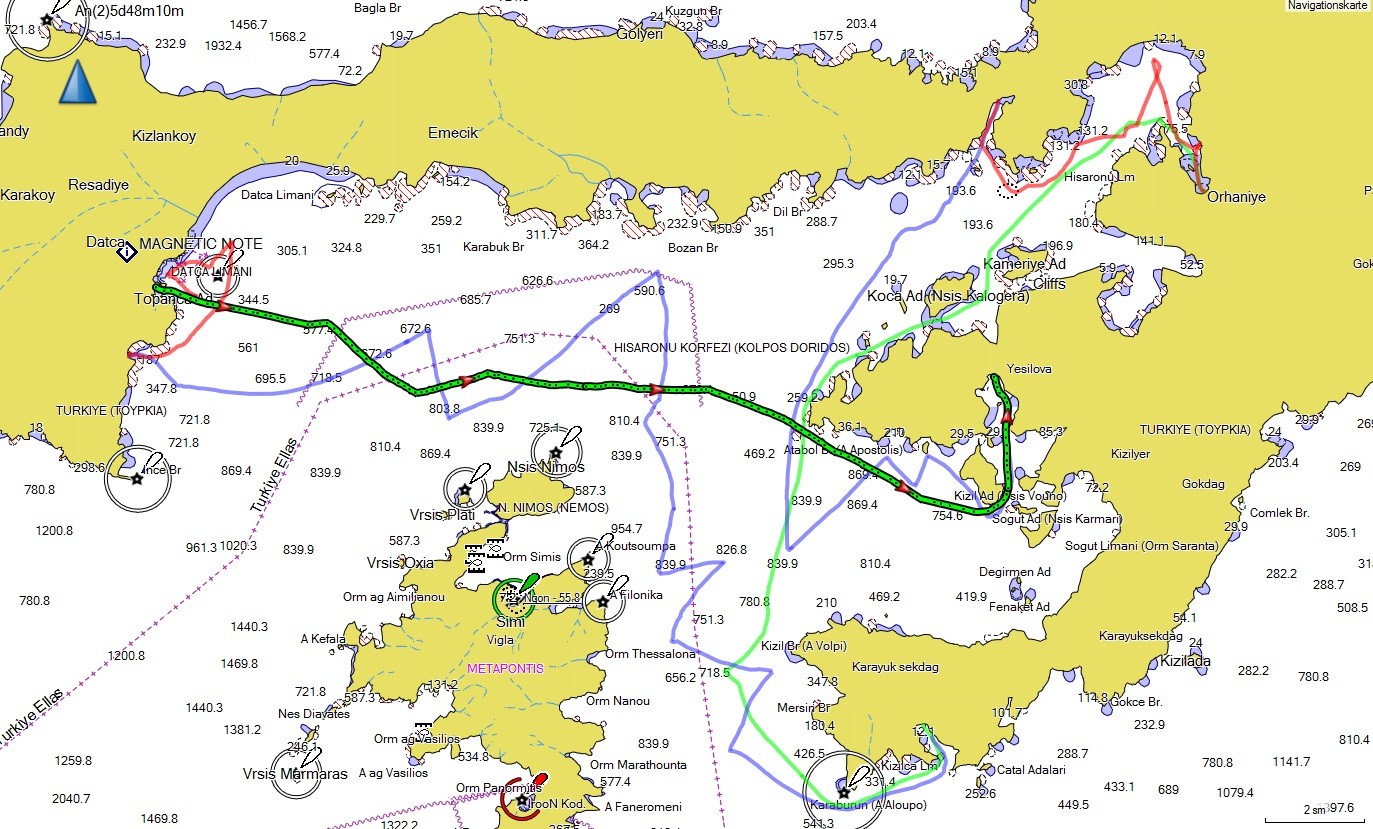 Tag 4 Datca - Yesilova (Bozburun)