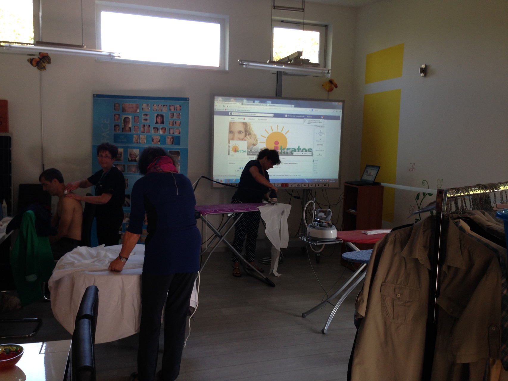 Solarbügel Aktion für Kindergarten Weissenohe