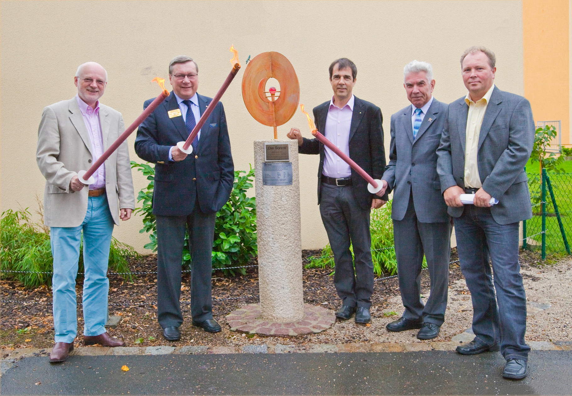 Einweihung des Planeten und Sonneneweges Igensdorf