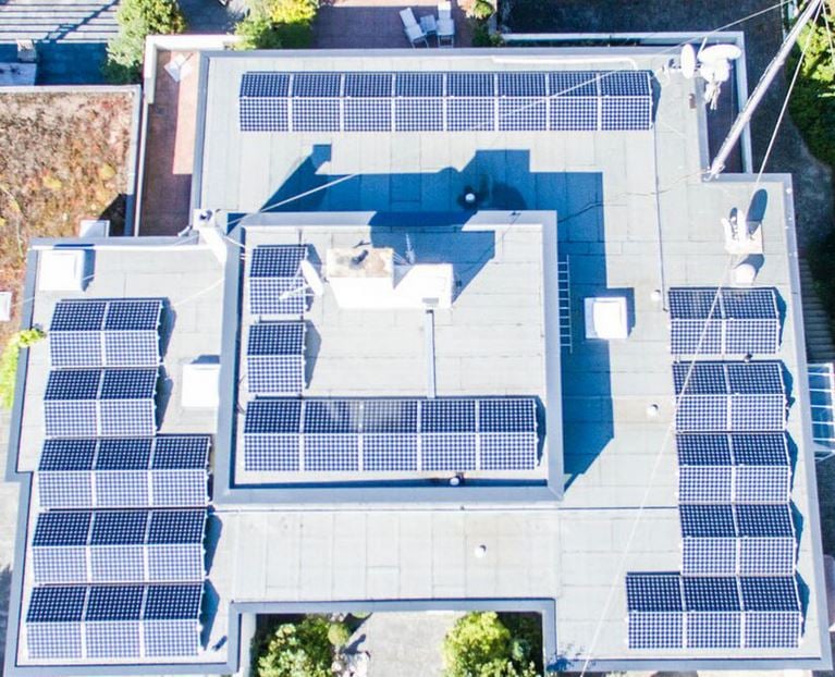 Solar auf Ost und West Seite