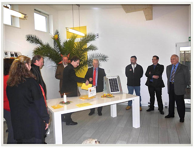 Übergabe von Spenden in Weissenohe