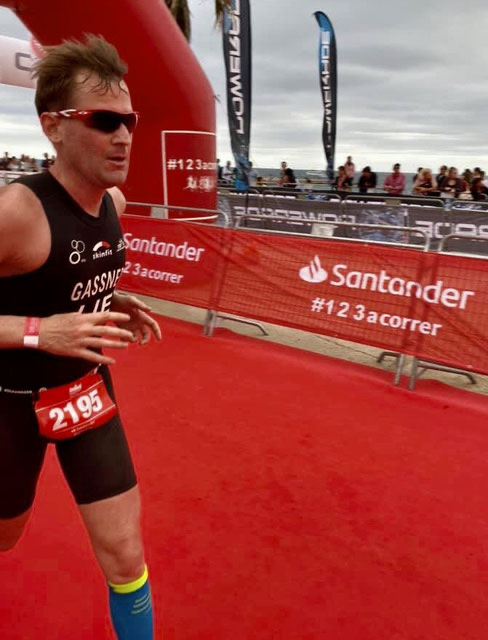 Daniel Gassner wird in seiner AK guter Dritter über die Sprintdistanz