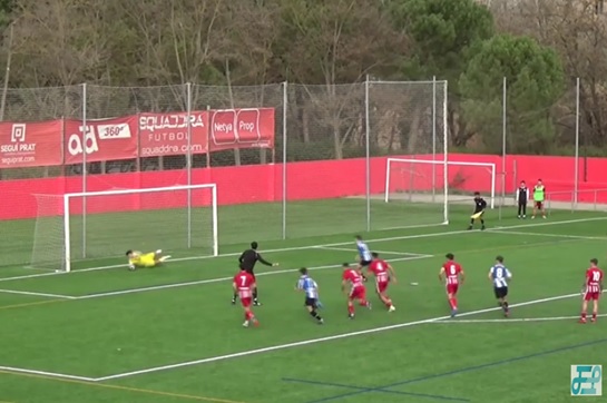 Marc Vazquez Alonso para un penalti providencial ante el RCD Espanyol