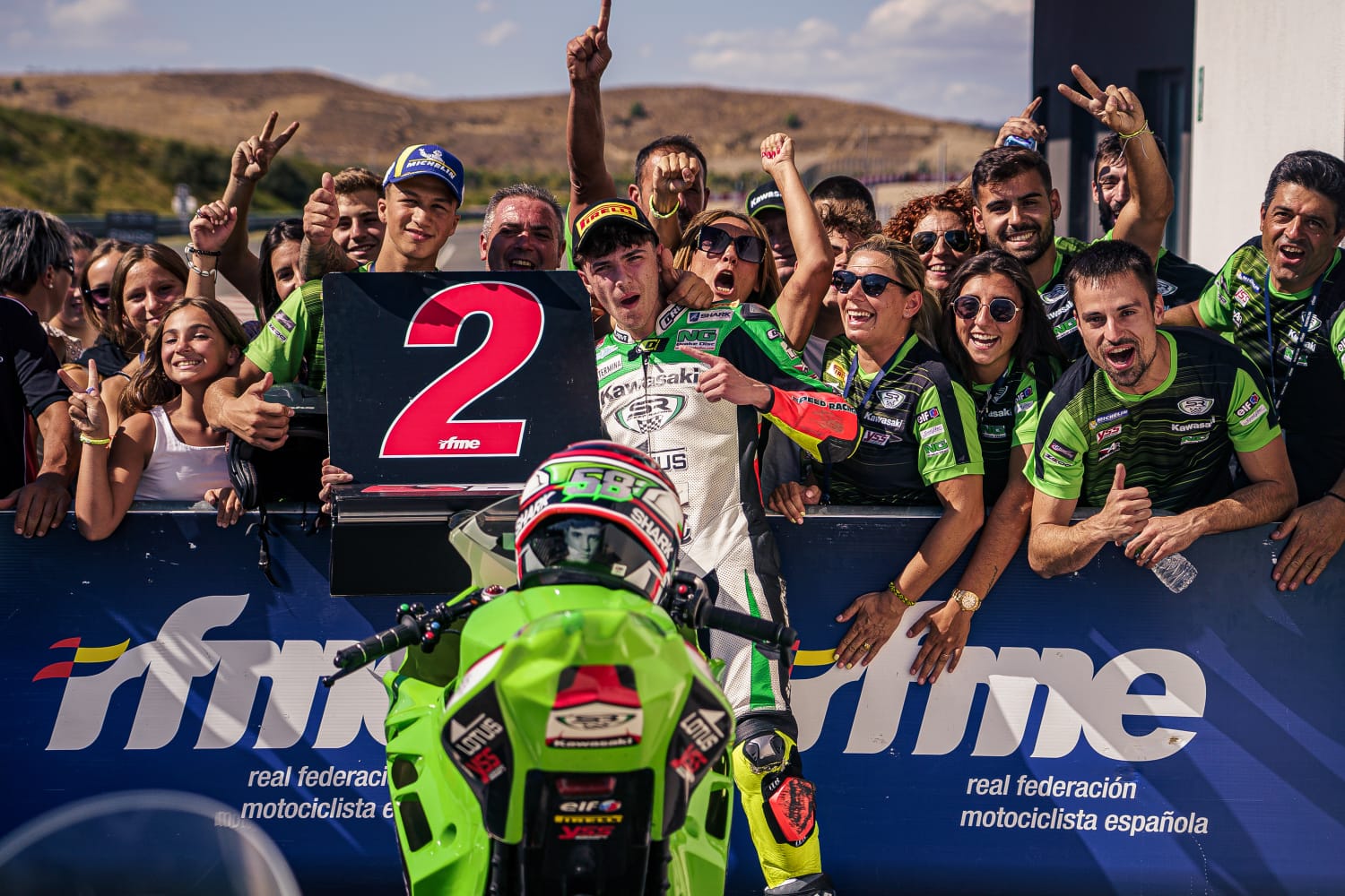 Adrián Rodriguez, segundo en circuito de Navarra