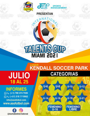 Talents CUP Miami 2021 de JEP Sports & Asofutbol