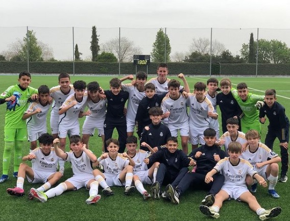 ¡Marcos Carrasco de JEP Sports logra la liga División de Honor Infantil con el Real Madrid! 