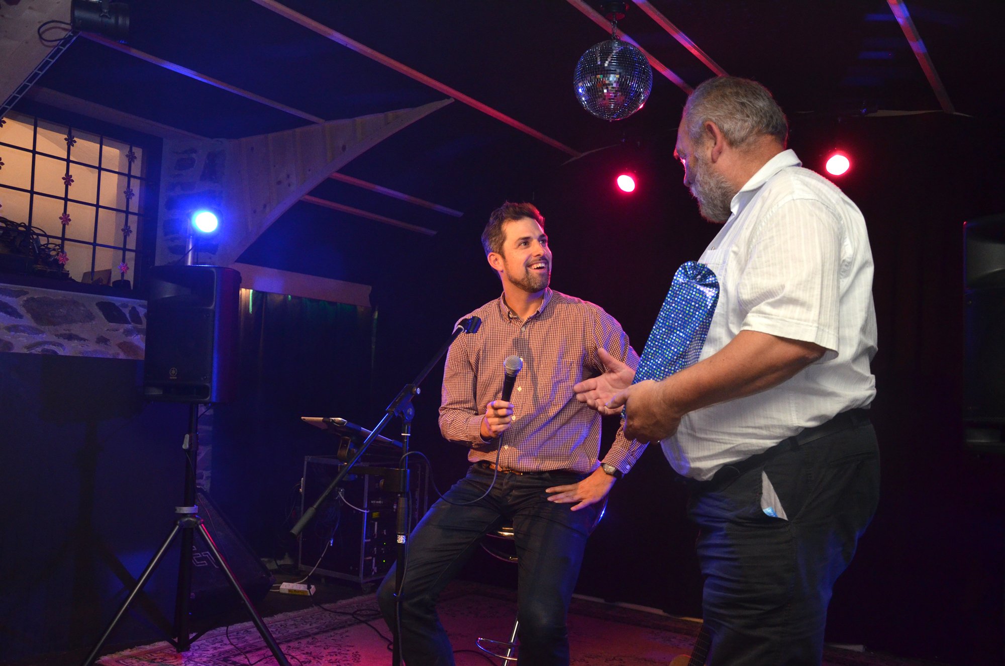 Christoph Jost und sein ehemaliger Jugi-Leiter Christoph Hürlimann