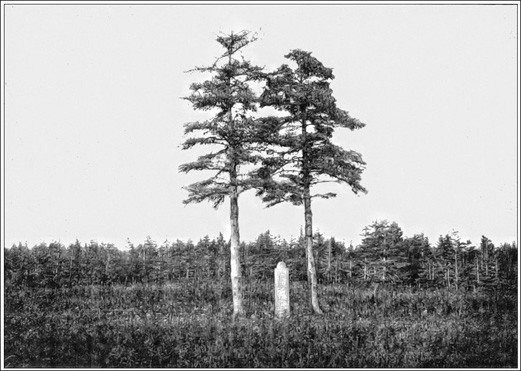 Fig. 61 - Tombe d'Olivier Gamache à Baie Ellis, autrefois Baie Gamache