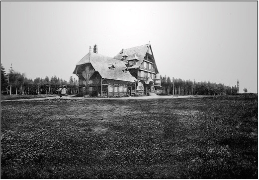 Fig. 42 - Villa Menier et phare, vue du sud-ouest