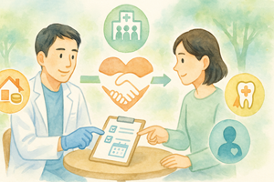 独りよがりの歯科医師主導の医療にNO  — 当院は「コンプライアンス」ではなく「アドヒアランス」を大切にします —