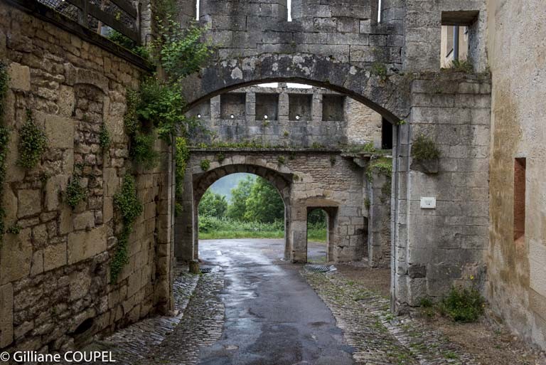 Gilliane : Flavigny, les remparts
