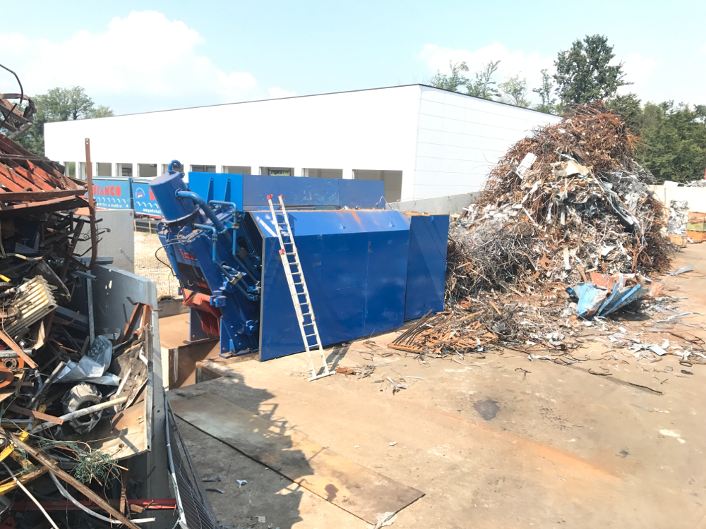 cesoia vezzani inclinata pressa pressocesoia 