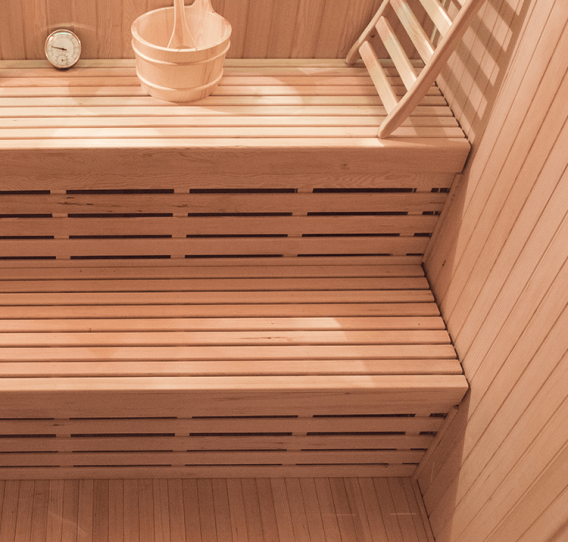 2 Banquettes en épicéa du canada dans les modèles 3/4 et 4/5