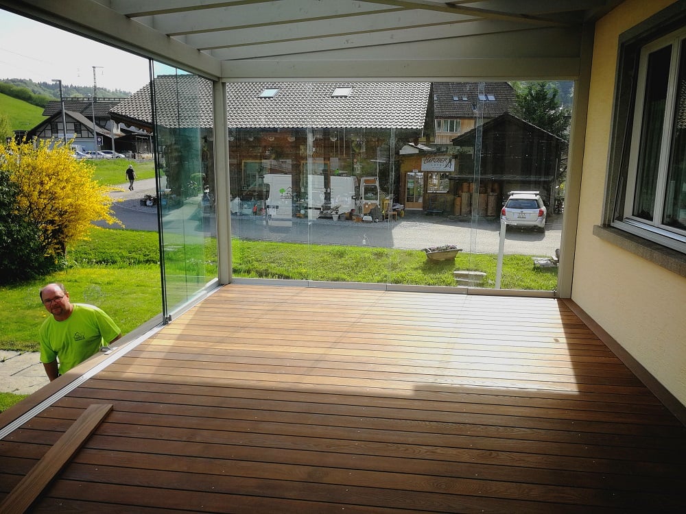 Holzterrasse