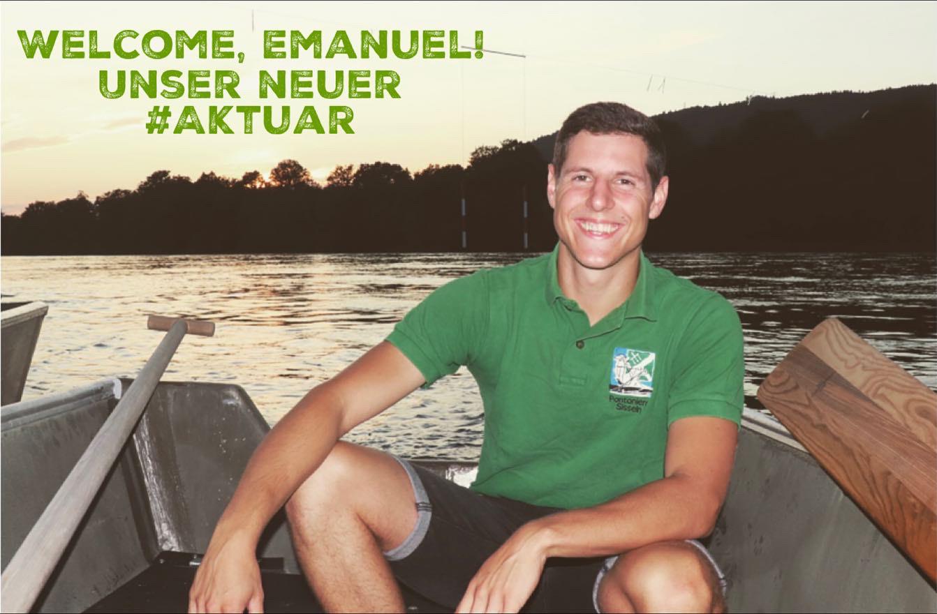 Neu gewählt als Aktuar: Emanuel Bischof