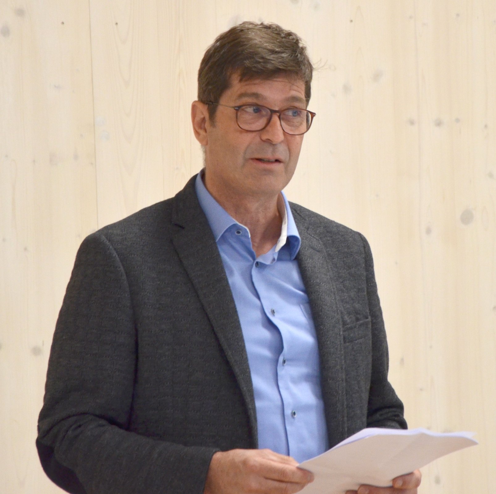 René Barben, Präsident des Vereins Bibliothek Ludothek Spiez