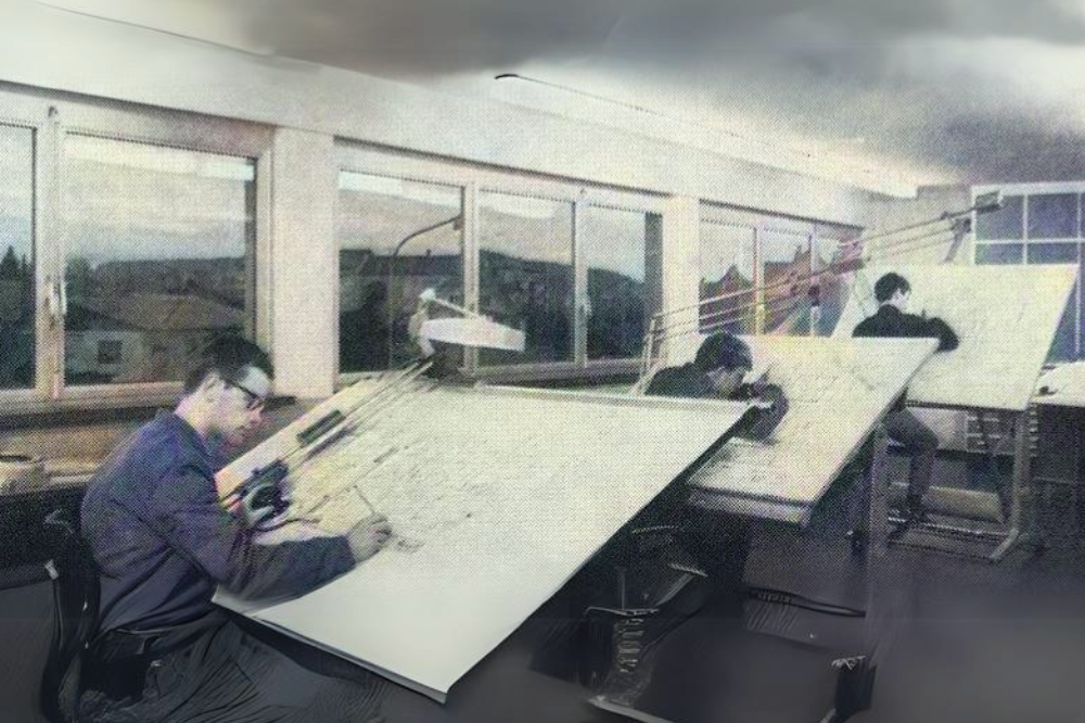 Technisches Büro im 1969