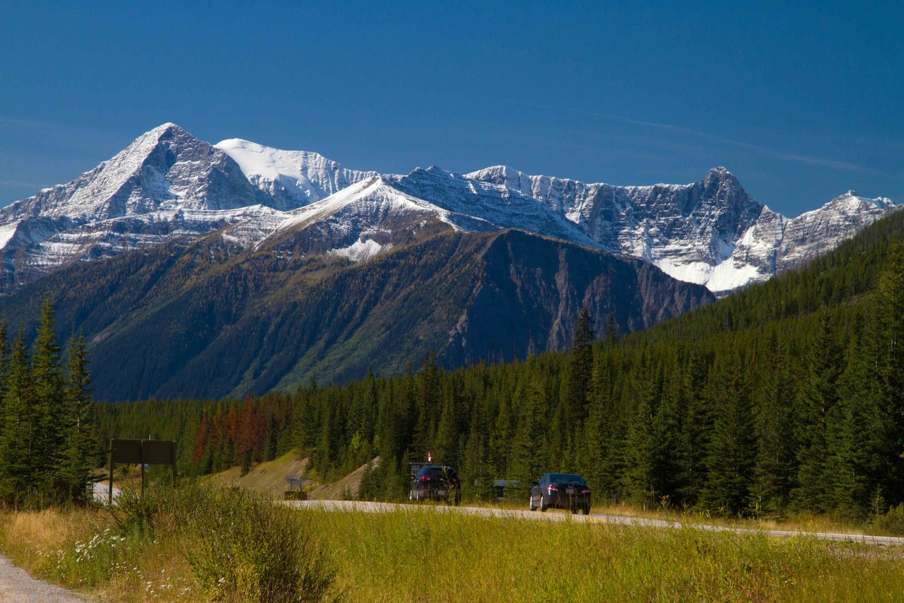 大陸分水嶺付近