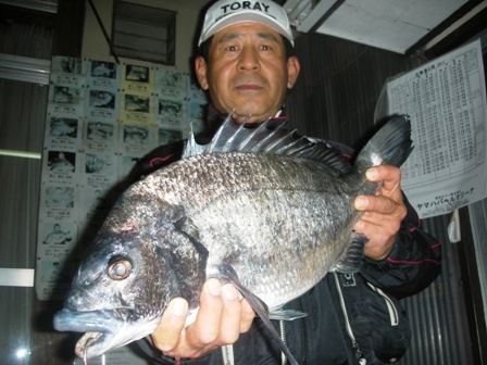 ２月２１日　磯から引田さん　５１㎝
