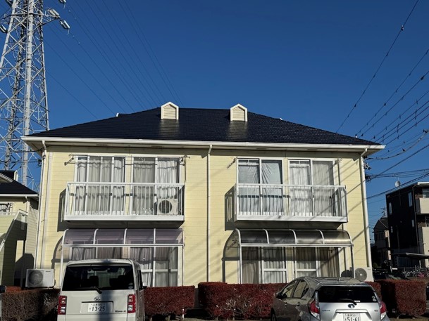 沼津市アパート屋根塗装工事実績