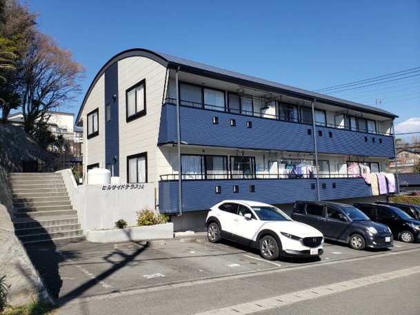 函南町アパート外壁塗装工事実績