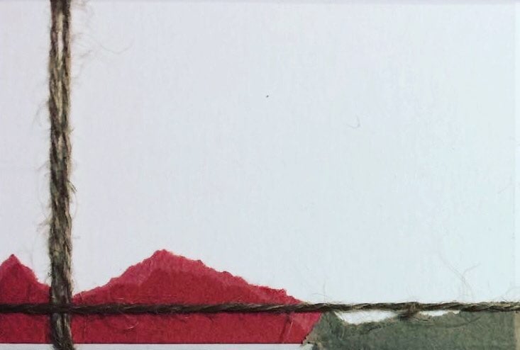 "Menorca N. 11" | Collage on cardboard | 8 x 12 cm | 2017