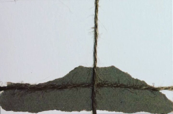 "Menorca N. 9" | Collage on cardboard | 8 x 12 cm | 2017