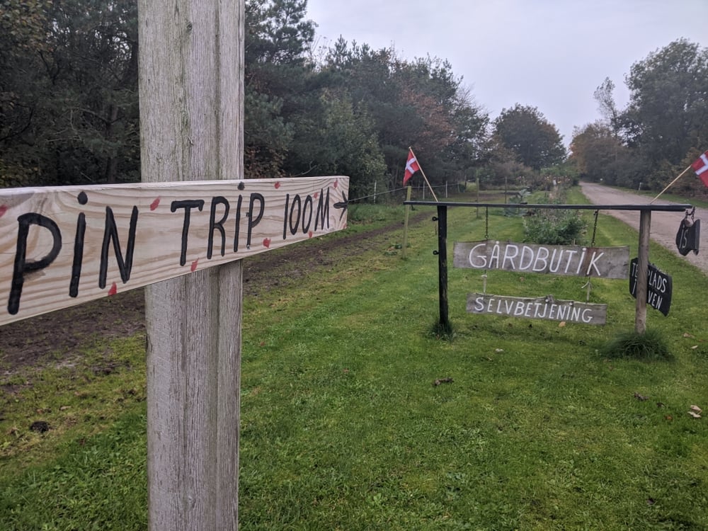 Die Stellplätze sind stets ausgeschildert