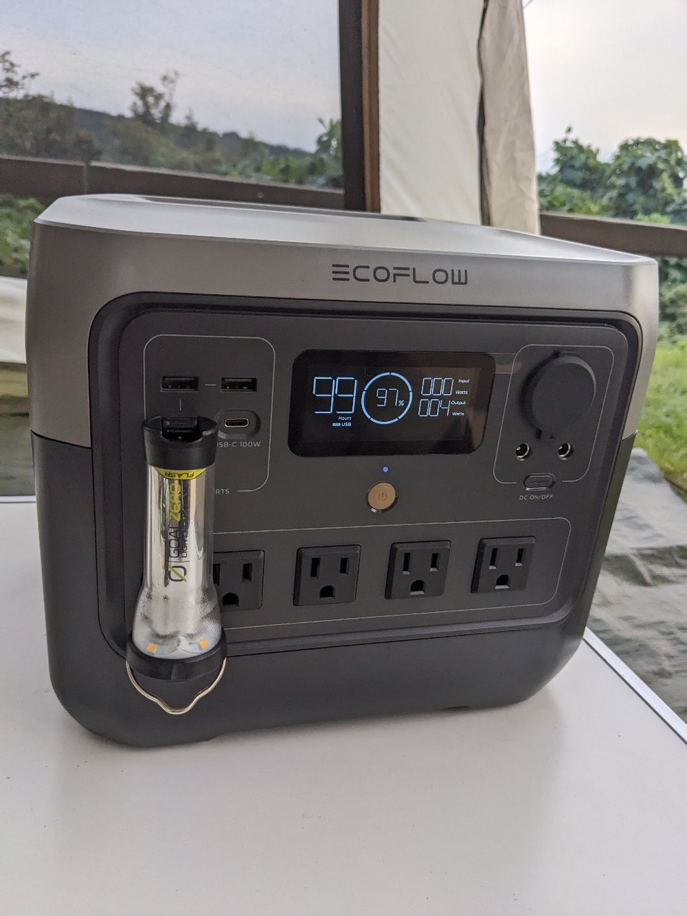 エコフロー with GoalZeroランタン