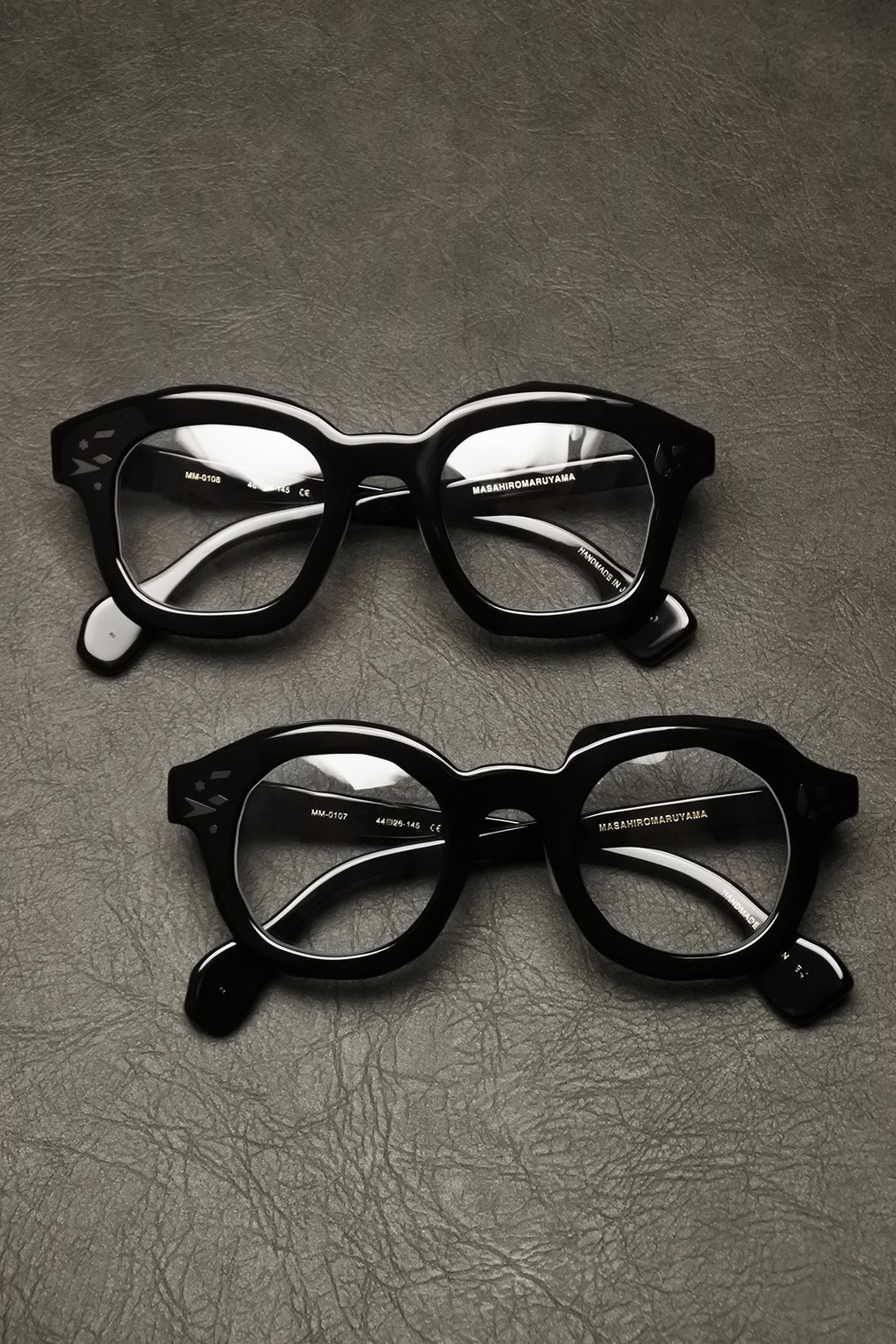 MASAHIROMARUYAMA（マサヒロマルヤマ）新コレクション「Untitle（アンタイトル）」製品、MM-0107とMM-0108の２モデル画像