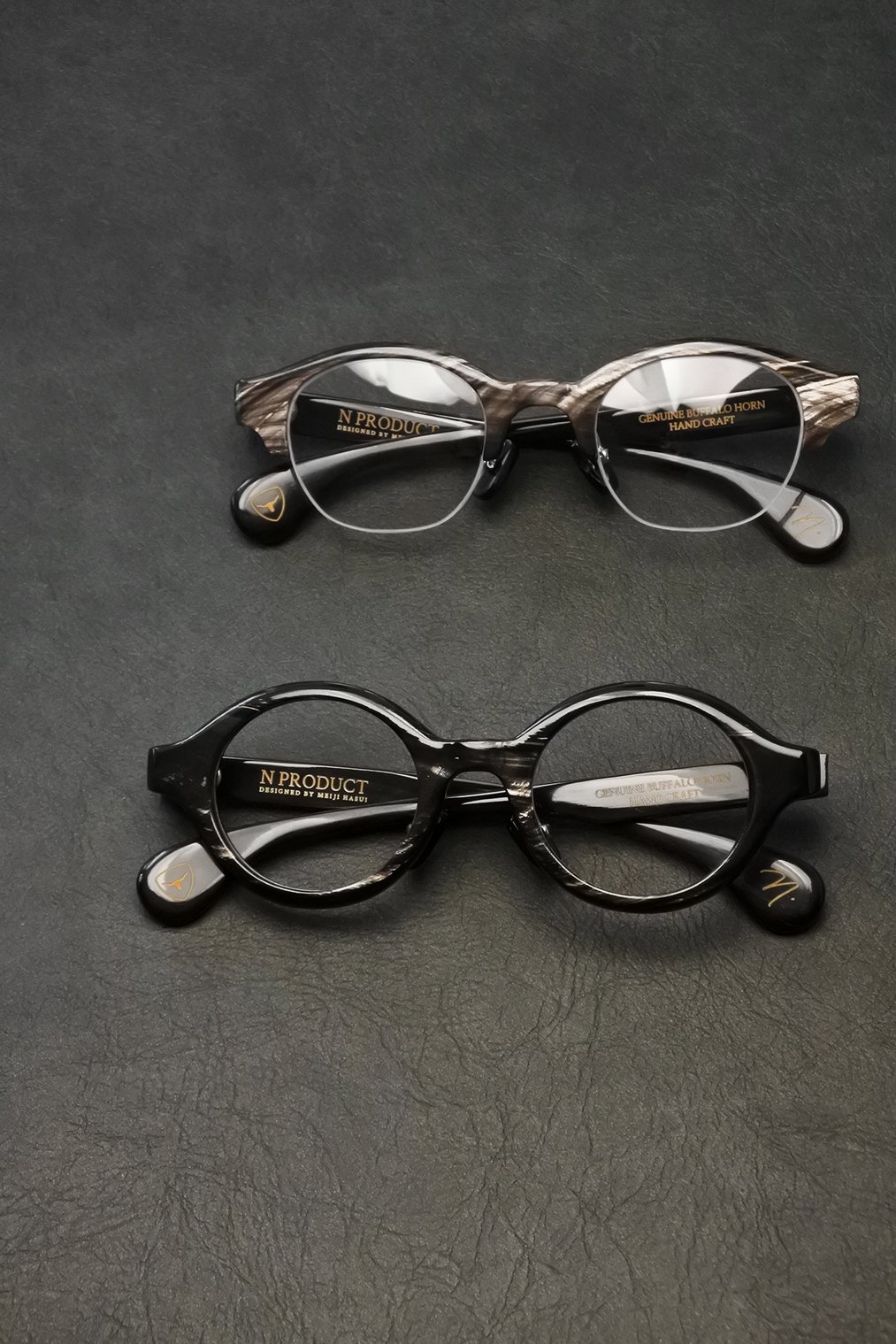 バッファローホーン製フレーム「N.PRODUCT」商品紹介　フレーム画像