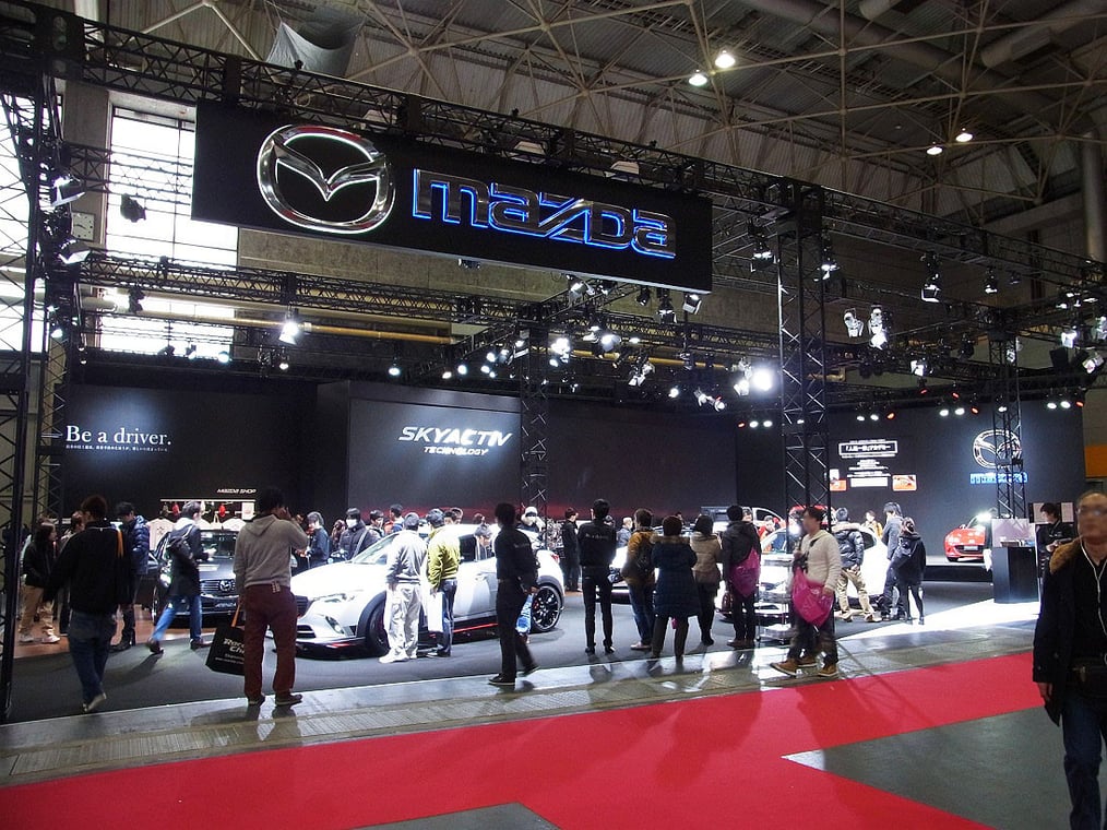 大阪オートメッセ2015 マツダブースの様子