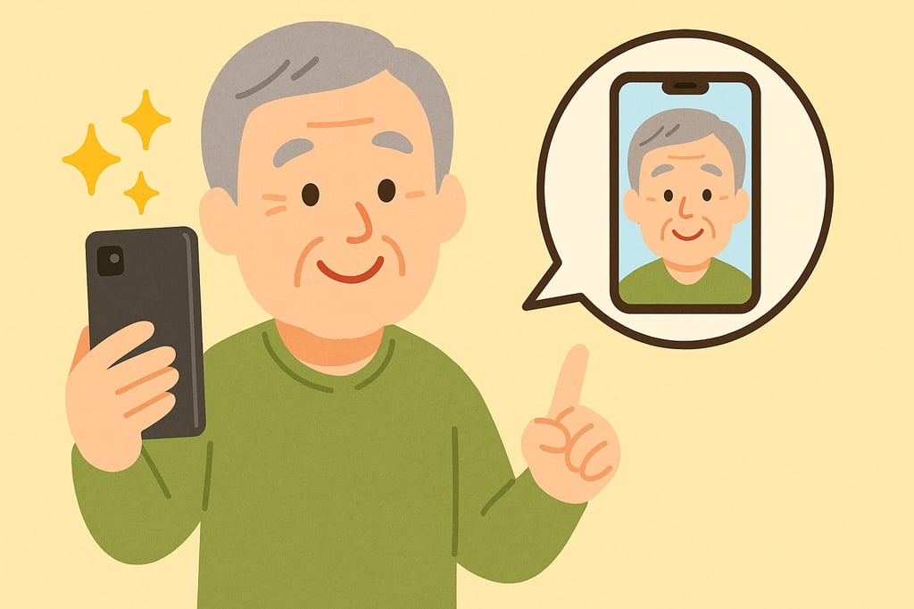 ピンぼけ防止！スマホを両手で持つコツ