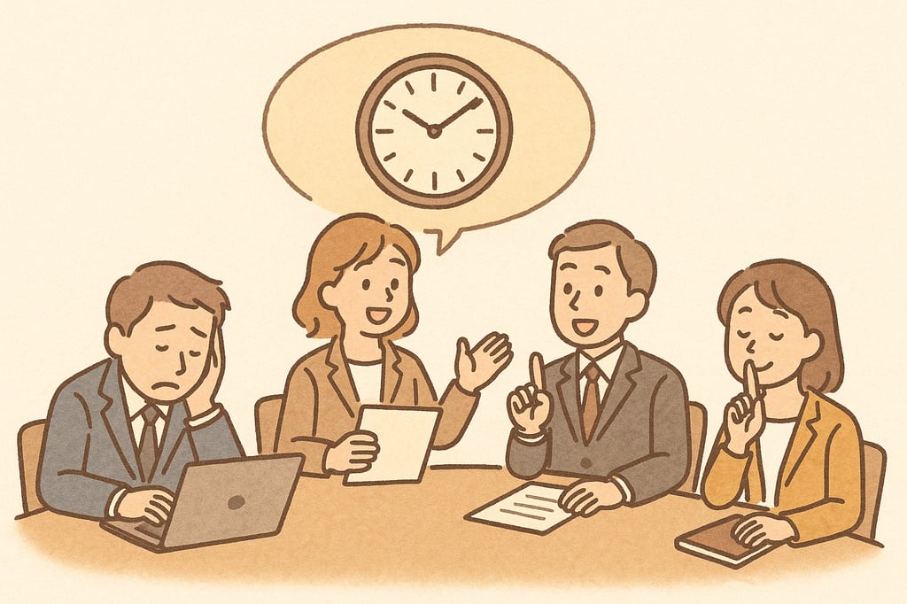 会議ばかりで仕事が進まない？“会議疲れ”を防ぐ工夫