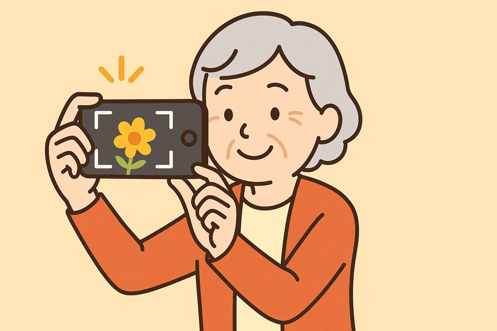 カメラを起動するだけ練習！写真を撮らなくてもOK