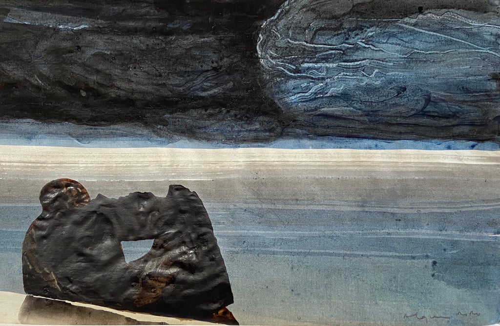 Grain de nuit, 28,5 x 44,5 cm, 2020