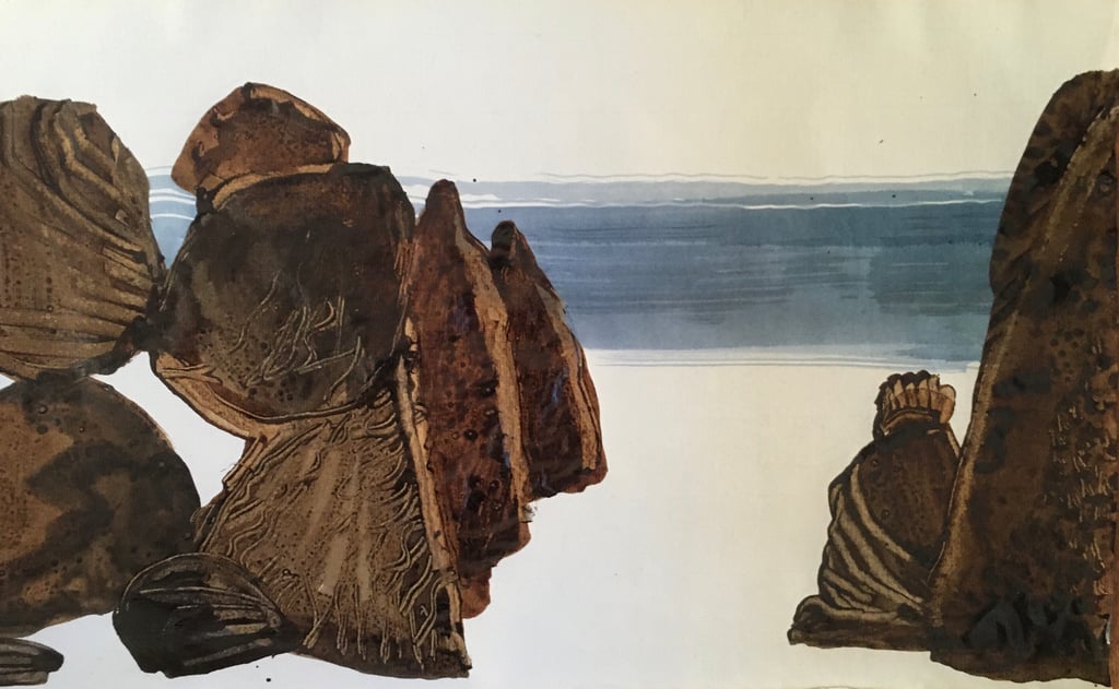 Roi assis, 28,5 x 44,5 cm, 2020