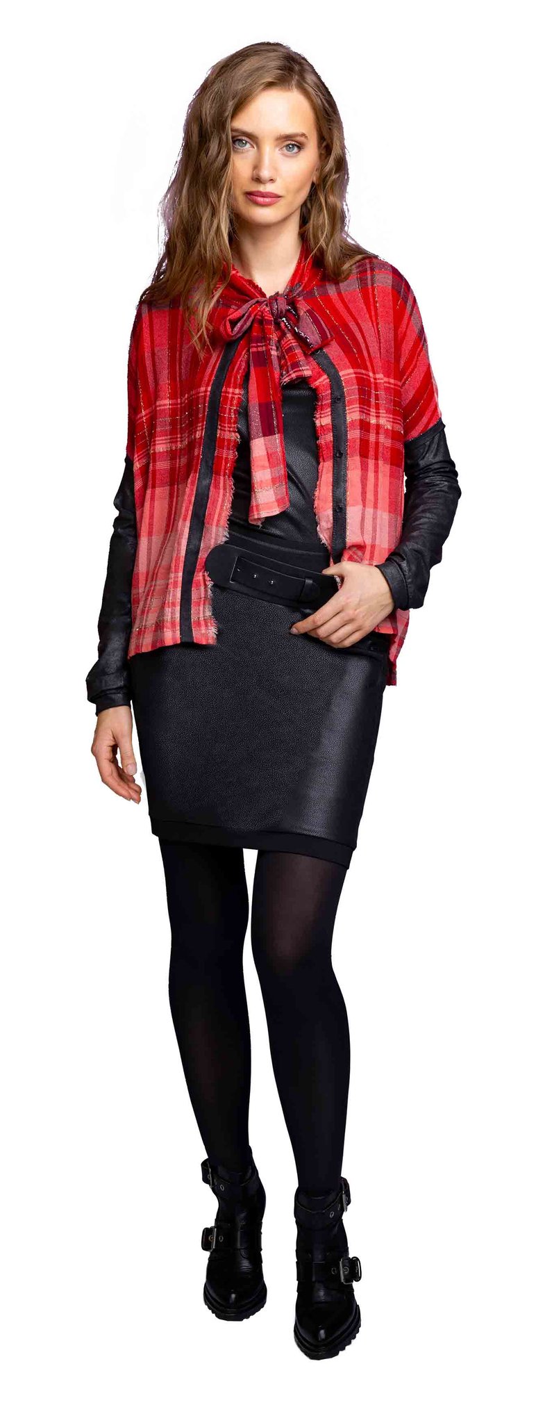 Jacket 262-45, Top 2034-201, Belt 290-59, Skirt 1058-101