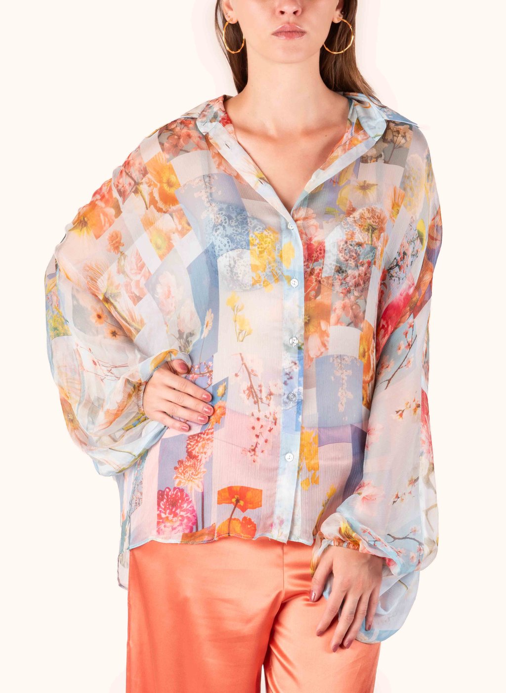 333 Gaia Blouse - AC05 Flowers