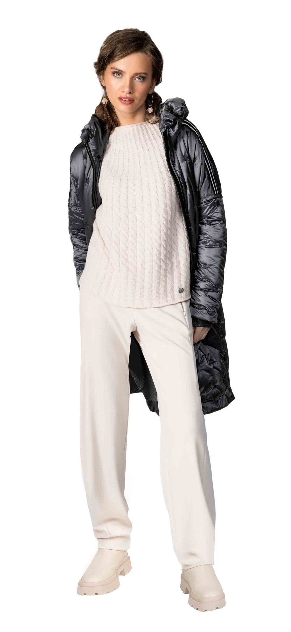 Puffer 222-15, Sweater 2061-13, Pants 210-35